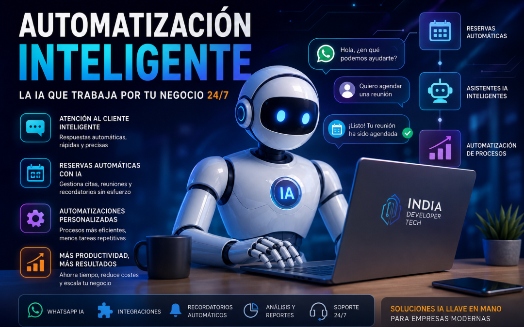 Automatización IA para Empresas en 2026 | Soluciones Inteligentes y Reservas IA
