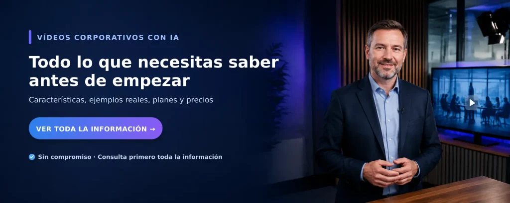 vídeos corporativos con IA